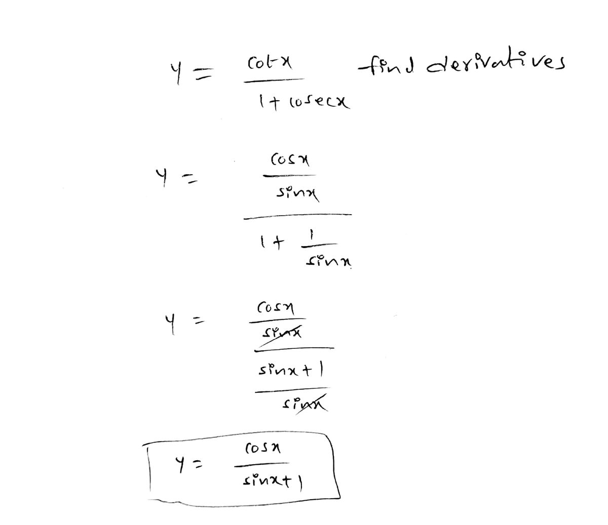 Calculus homework question answer, step 1, image 1